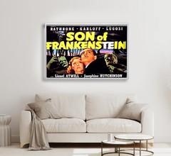 1939 Son of Frankenstein Horror Movie Poster Design 24×36 or 11×17 In Poster