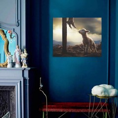 The Sacrifice of Jesus Picture Religious Christian Home Decor Print Gift