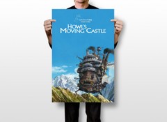 Howl’s Moving Castle Anime Art Wall Indoor Room Outdoor Poster- POSTER 20×30