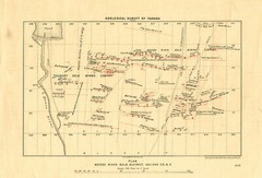 1898 Map Plan Moose River Gold Mines District Halifax Co Geology Minerals Poster