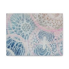 Abstract Art Canvas Print – Serene Geometric Design for Modern Home Décor