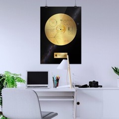 NASA Voyager 1 Golden Record — space poster, science poster