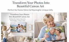 Custom Canvas Printing HD Print Photo Picture on Canvas Art Framed-Made in USA