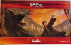 Harry Potter And The Deathly Hallows Borders Book Store Poster 2007