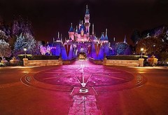 Disneyland Sleeping Beauty Castle at night POSTER 24 X 36 Inches Beautiful