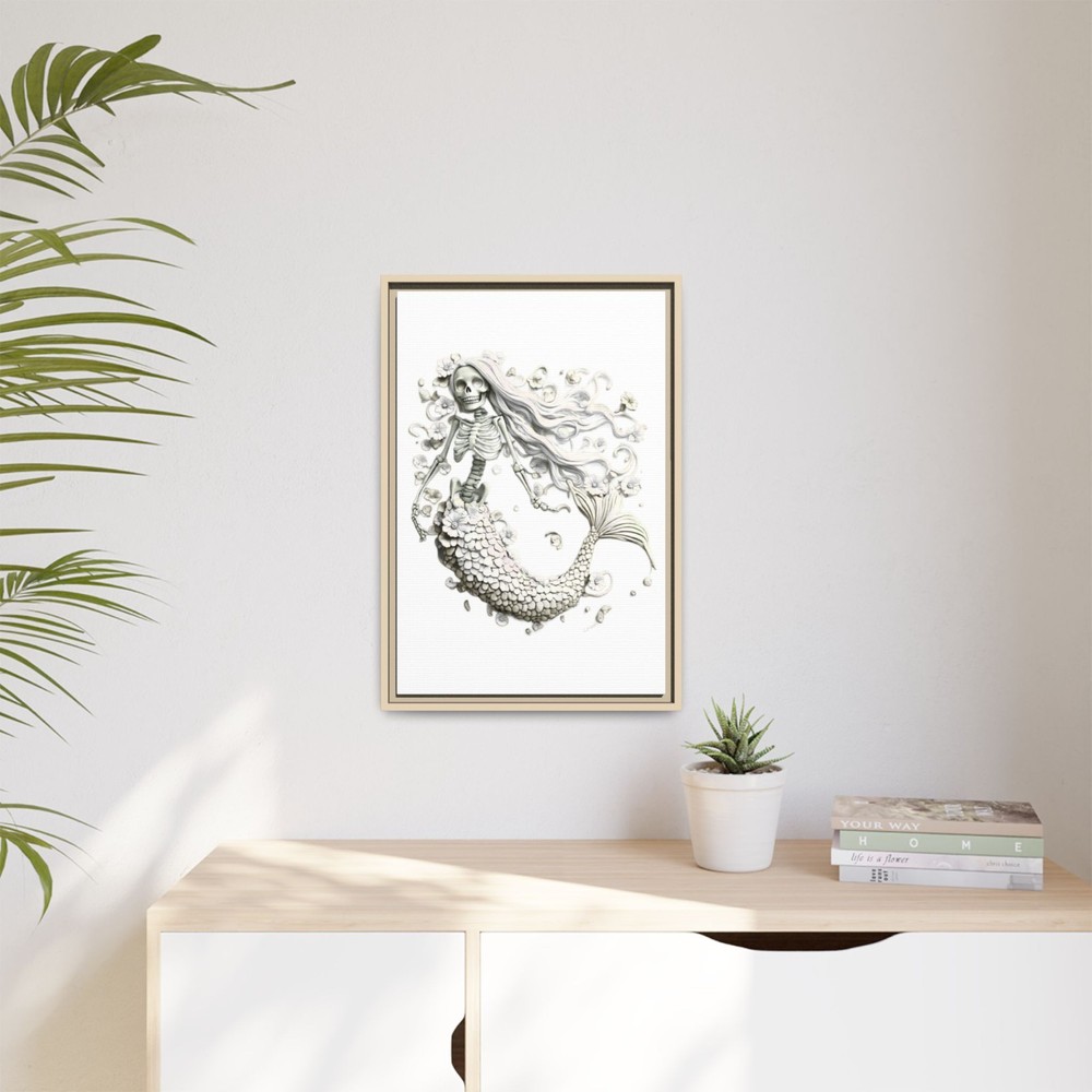 Whimsical Halloween B&W SeaWitch Collection 1 by Crash PDF Wall Decor Download