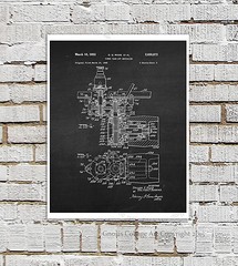 Vintage Jeep Military Vehicle Patent Prints set of 6 unframed posters wall decor