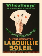 La Bouillie Soleil, Vintage Posters, Art Print 14″ x 11″ 1826
