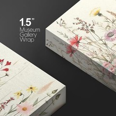 Wall26 Floral Canvas Print Wildflowers Botanical Minimalist Modern Art