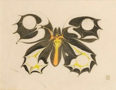 Koloman Moser Butterfly : Art Nouveau : Art Print : 1900s