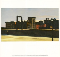EDWARD HOPPER Manhattan Bridge Loop 17″ x 17.75″ Offset Lithograph 2010 Realism