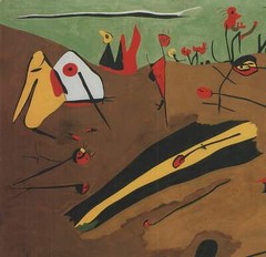 JOAN MIRO Animated Landscape 22.75″ x 19″ Offset Lithograph 2010 Surrealism