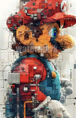 MARIO VIDEO GAMES SIZE 11»X17» home decor glossy photo paper premium #4