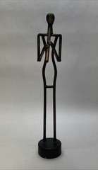 Bronze Art Sculptures Modern Musical Set Flute Cymbals Violin Stick Figures