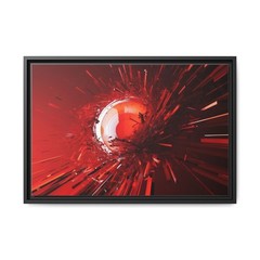 Abstract Art Bang Zoom Painting Floating Framed Canvas Art, anyroom made USA