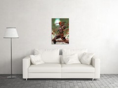 Deathstroke Bloody Katanas in the Moonlight Decor Wall Art Print – POSTER 20×30