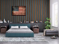 Framed Canvas Wall Art Print Picture Home Office Decor Vintage American Flag