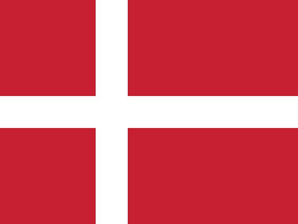 Denmark Flag Poster