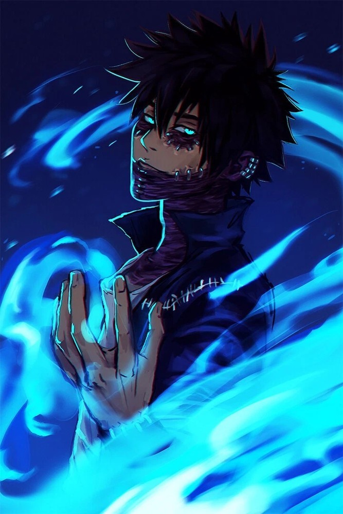 Dabi My Hero Academia print 11″x17″ inches home wall decor