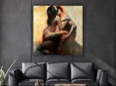 Canvas Wall art Intimate Couple Abstract Lovers Modern Art Wall Home decor