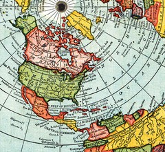 Flat Earth Map – 2 Gleason’s New Standard Maps Of The World – Large 24″ x 36″