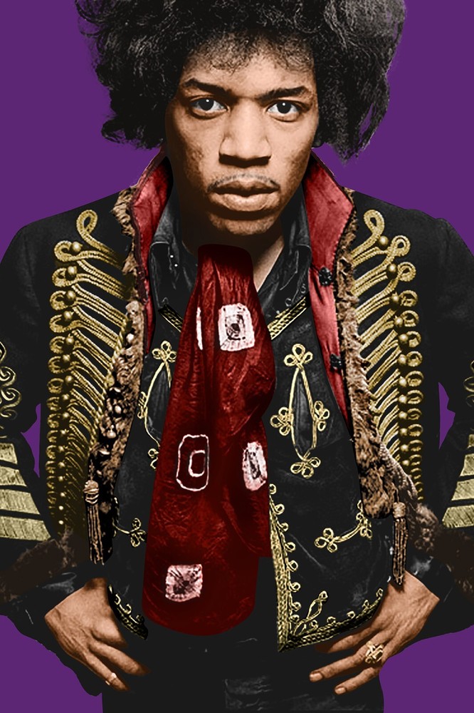 JIMI HENDRIX – Fine Art Giclee Canvas Print Photo Wall Art. (027)