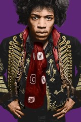 JIMI HENDRIX – Fine Art Giclee Canvas Print Photo Wall Art. (027)
