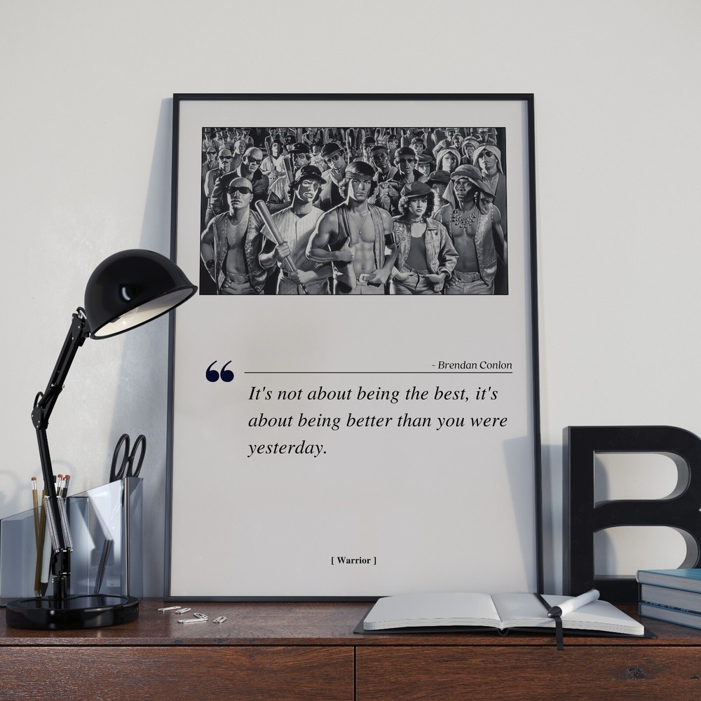 Warrior Movie Poster Print, Movie Quote – Unframed