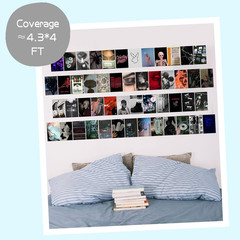 50PCS Grunge Aesthetic Picture, 50 Set 4X6 Inch, Collage Print Kit, Cool Room De