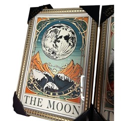 Sapna Shah Framed Wall Art Set Medium Multicolor Tarot Sun and Moon Designs