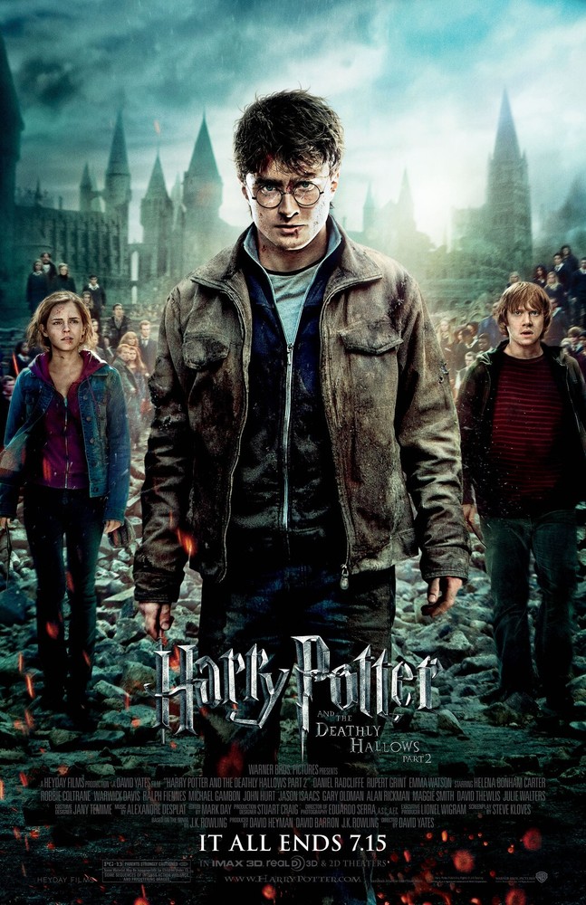 AA1884 Harry Potter and the Deathly Hallows Part 2 2011 Poster 11×17