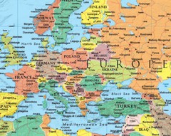 RMC 32″ x 50″ World Map Poster Mural Signature Series, Large, Up-to-date, Decor