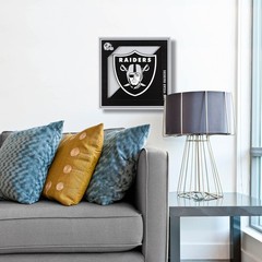 NFL Las Vegas Raiders 3D Logo Series Wall Art – 12×12
