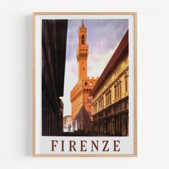 Firenze-poster-1930 Retro Travel Poster