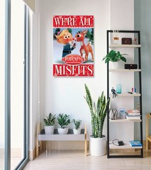 Rudolph The Red-Nosed Reindeer – Poster (We’re All Misfits) (Size: 24″ x 36″)