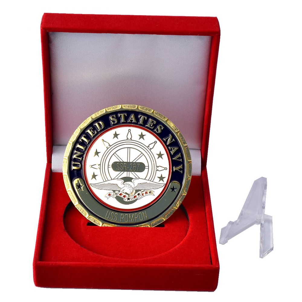 Navy Emporium USS Pompon SSR 267 Navy Ship Plaque