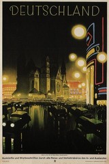 Deutschland Germany Vintage Travel Cool Wall Decor Art Print Poster 24×36