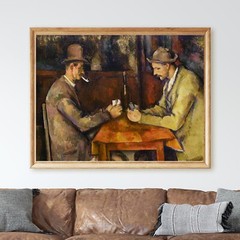 The Card Players 1894 Paul Cezanne Paintings Impressionism Wall Art Poster Print