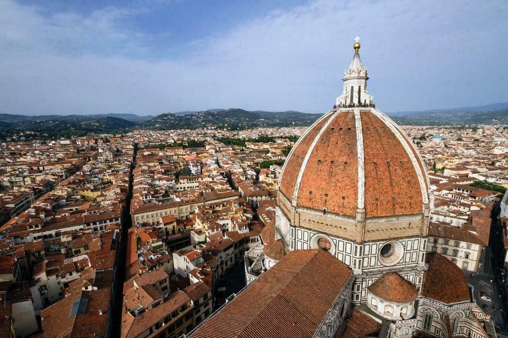 FLORENCE ITALY SKYLINE GLOSSY POSTER PICTURE PHOTO PRINT duomo aerial view 3587
