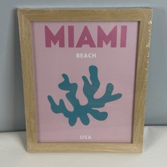 6 Travel Posters Framed Ibiza Bohemia Miami Bondi Etc Preppy Dorm Room Decor