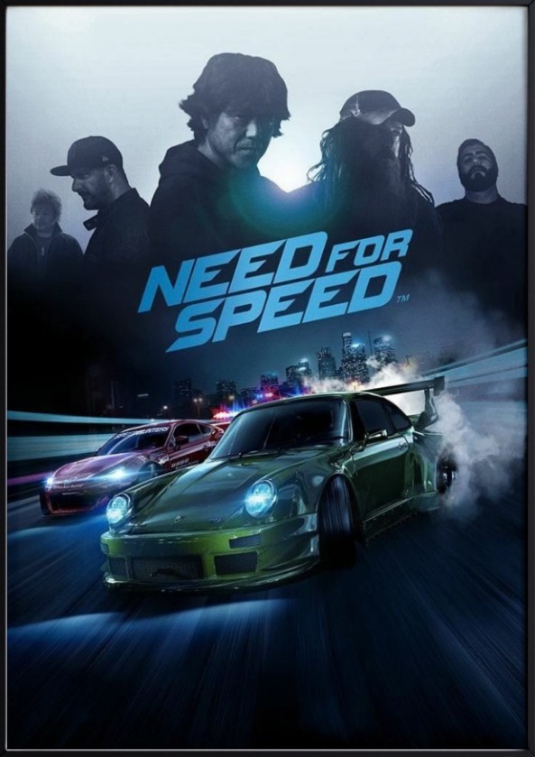 Need For Speed Gaming Cover Poster | Premium Matte Canvas Print – Multiple Sizes