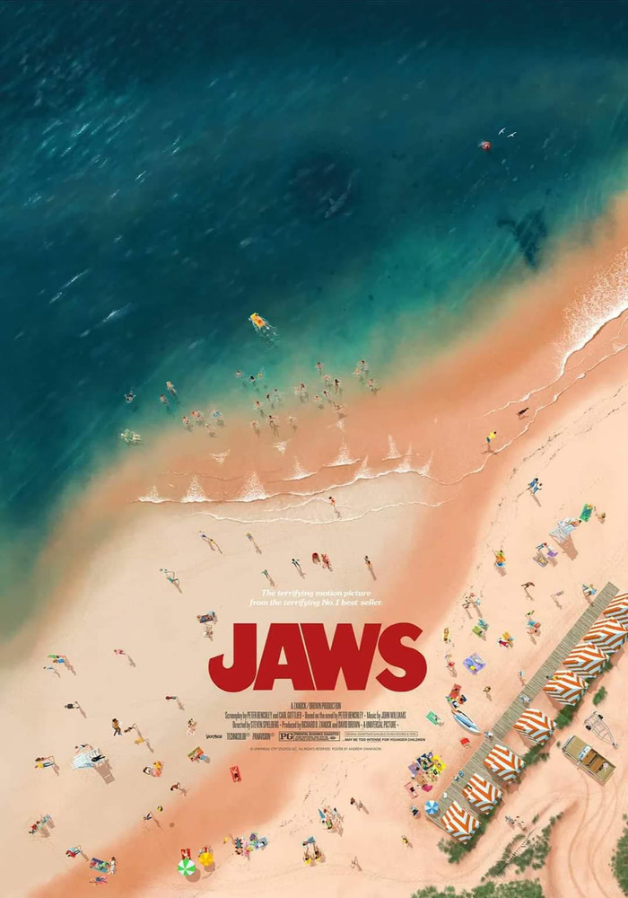 Jaws Movie Poster No Frame, High Quality, Home Decor, Wall Art