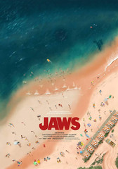 Jaws Movie Poster No Frame, High Quality, Home Decor, Wall Art