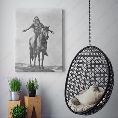 Appeal to the Great Spirit 1921 Native American Western Canvas Print Wall Art