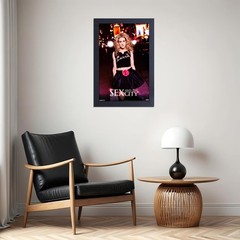 638537 Sex And The City Carrie In T-shirt Television Wall Decor Poster
