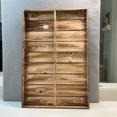 Large Rustic inspirational wall plaque W/ Leather Mounted On Wood Slats 20×30