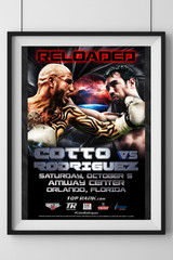 Miguel Cotto vs. Delvin Rodriguez Official Event Poster No Frame