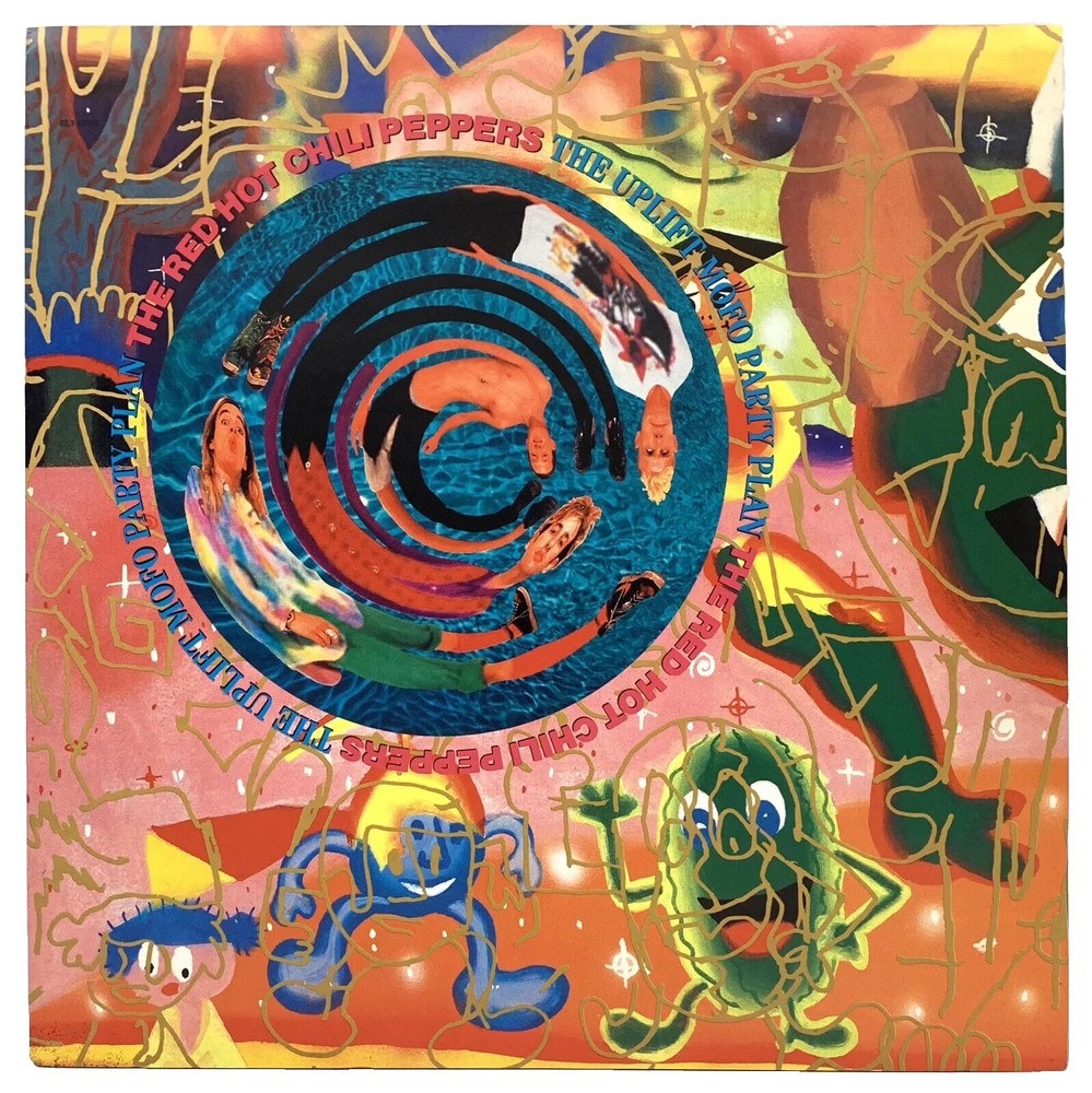 Red Hot Chili Peppers The Uplift Album Cover Art Print 11-1/2”x 11-1/4” Mounted