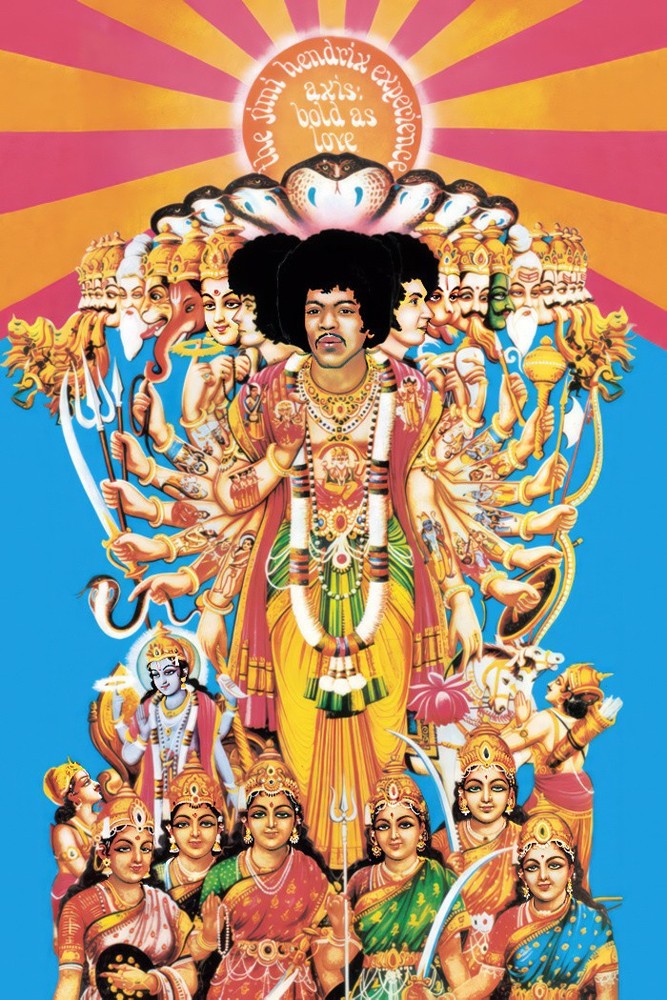 The Jimi Hendrix Experience – Music Poster (Axis Bold As Love – Album Cover)