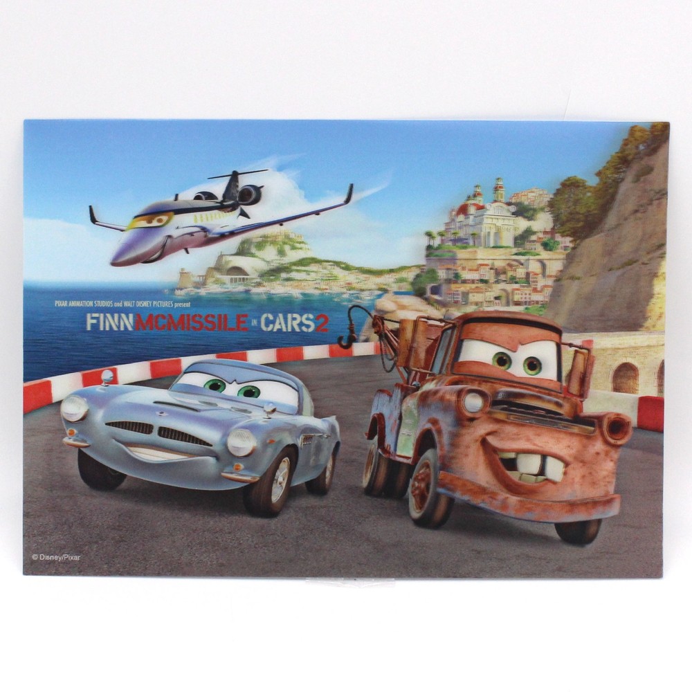 Cars 2 3D Lenticular Poster Finn McMissile 9.5 x 13.5 Inches Print